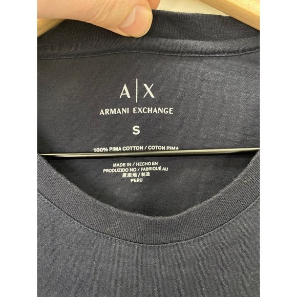 A/X Armani Exchange Crew Neck Short Sleeve T Shirt - Picture 12 of 12